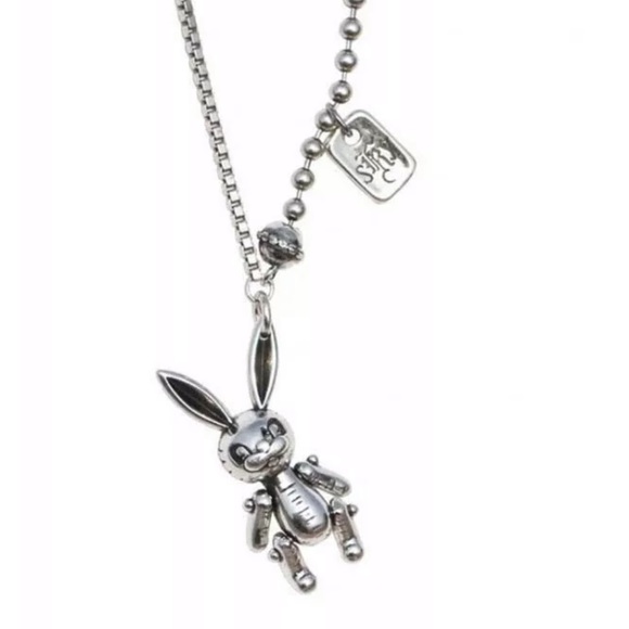 NEW RABBIT 925 STERLING SILVER NECKLACE,NICE NECKLACE, CUTE NECKLACE - Picture 5 of 5